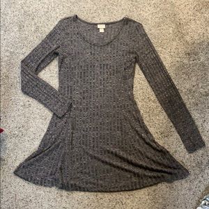 Mossimo Heathered Gray Sweater Dress